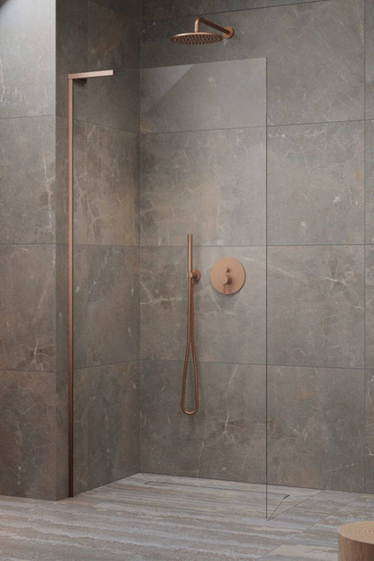 Kabina walk-in 120 Radaway Modo SL Brushed Copper II 10319124-93-01L 