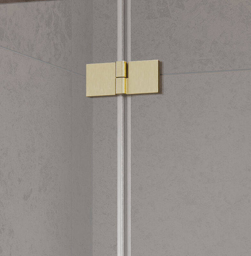 Drzwi złoto szczotkowane 70 Radaway Nes Brushed Gold DWB Prawe