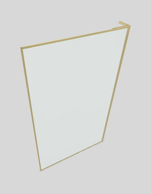 Kabina walk-in 90 Radaway Modo F SL Brushed Gold II z ramą prawa