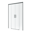Drzwi prysznicowe szczotkowane Idea Brushed GunMetal DWD 160
