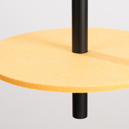 Lampa wisząca FELTRO 1 czarna/żółta