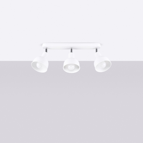 Plafon ELBA 3 biały