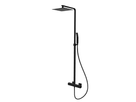 Zestaw natryskowy z baterią termostatyczną Vedo II Sette Nero VBS7077CZ