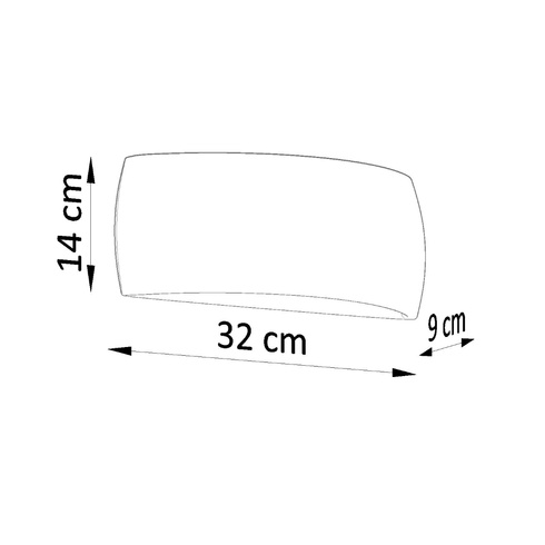 Kinkiet ceramiczny PONTIUS