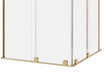 Kabina prysznicowa złota Radaway Furo SL Gold KDD 80x120