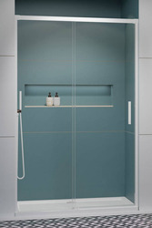 Drzwi prysznicowe 100 Radaway Idea White DWJ białe 387014-04-01L