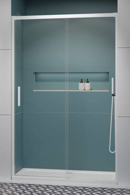Drzwi prysznicowe 130 Radaway Idea White DWJ białe 387017-04-01R