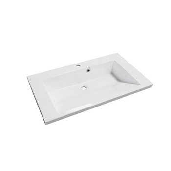 Szafka łazienkowa z umywalką 85 Oristo Brylant OR36-SD2S-85-1 biała