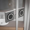 Drzwi prysznicowe 90 Radaway Essenza Pro Brushed Nickel DWJ prawa