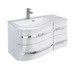 Szafka łazienkowa z umywalką Oristo Opal OR30-SD4S-90-1-L lewa