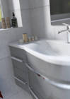 Szafka łazienkowa z umywalką Oristo Opal OR30-SD4S-90-3-P prawa